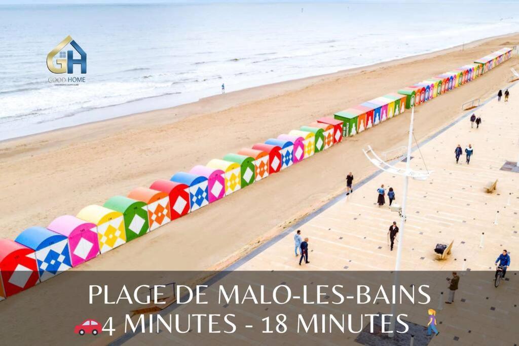 *L'Ecrin De Ronsard*Plage & Centre-Ville Dunkirk Dış mekan fotoğraf